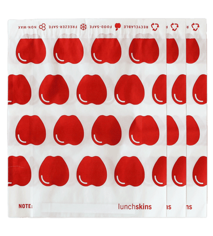 500 Self-Sealing Sandwich Bags - Apple - Lunchskins